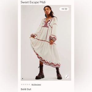 Free People Sweet Escape Midi Dress